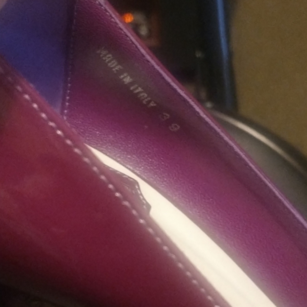 MISS DIOR Logo Classic Peep Toe Pumps Patent Leather Platform Stiletto High Heel - Picture 11 of 16